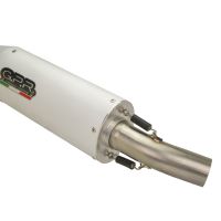 Escape compatible con Zontes Zt 125 G1 - U - U1 - Z2 2020-2024, Albus Ceramic, Escape completo, no legal para países de la UE, con db killer extraíble 