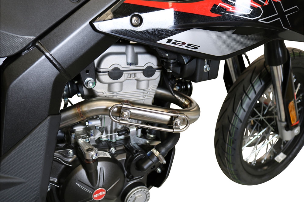 Escape compatible con Aprilia Sx 125 2018-2020, Decatalizzatore, Tubo supresor de catalizador 
