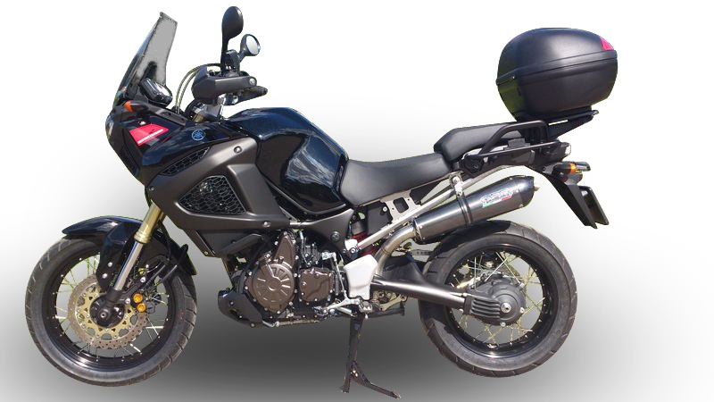 Escape compatible con Yamaha Xt 1200 Z Supertenere 2010-2016, Gpe Ann. Poppy, Escape legal, homologado, silenciador con db killer desmontable y tubo de conexión específico 