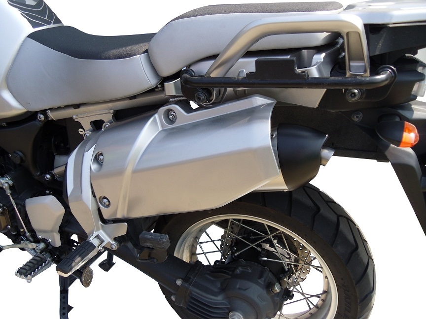 Escape compatible con Yamaha Xt 1200 Z Supertenere 2010-2016, Gpe Ann. Poppy, Escape legal, homologado, silenciador con db killer desmontable y tubo de conexión específico 