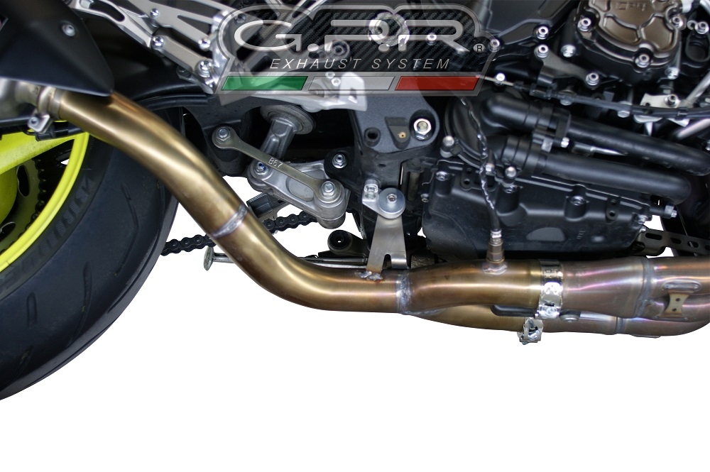 Escape compatible con Yamaha Mt-10 2016-2024, Furore Nero, Escape racing, semi-completo 
