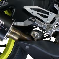 Escape compatible con Yamaha Mt-10 2016-2024, GP Evo4 Titanium, Escape legal, homologado, silenciador con db killer desmontable y tubo de conexión específico 