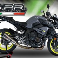 Escape compatible con Yamaha Mt-10 2016-2024, Gpe Ann. titanium, Escape racing, semi-completo 