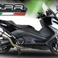 Escape compatible con Yamaha T-Max 560 2022-2024, Gpe Ann. titanium, Escape completo, no legal para países de la UE, con db killer extraíble 