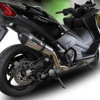 Escape compatible con Yamaha T-Max 560 2022-2024, Gpe Ann. titanium, Escape completo, no legal para países de la UE, con db killer extraíble 