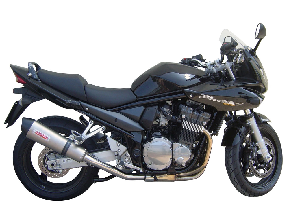 Escape compatible con Suzuki Gsf 1200 Bandit - S 2005-2006, Gpe Ann. titanium, Escape legal, homologado, silenciador con db killer desmontable y tubo de conexión específico 