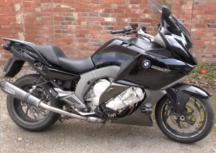 Escape compatible con Bmw K 1600 Gt 2010-2016, Gpe Ann. Poppy, Par de terminales de escape homologados, con db killer extraíbles y tubos de conexión específicos 
