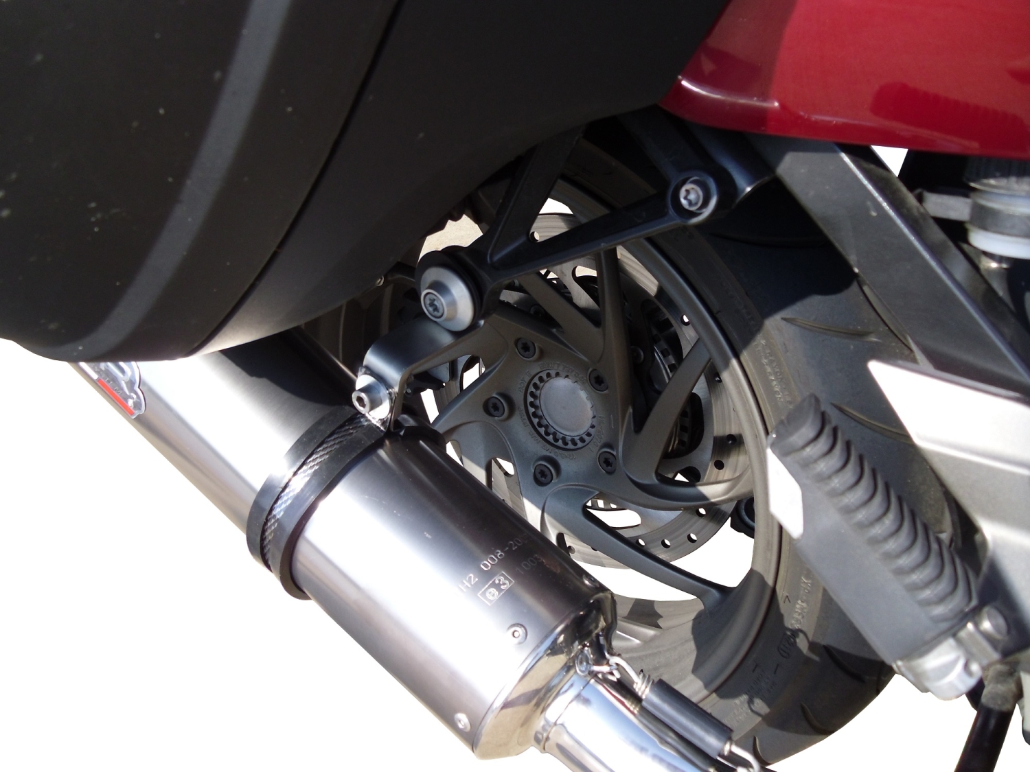 Escape compatible con Bmw K 1600 Gt 2022-2025, GP Evo4 Titanium, Par de terminales de escape homologados, con db killer extraíbles y tubos de conexión específicos 