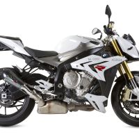 Escape compatible con Bmw S 1000 R -M 2014-2016, Gpe Ann. Poppy, Escape legal, homologado, silenciador con db killer desmontable y tubo de conexión específico 