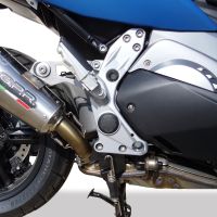 Escape compatible con Bmw C 600 Sport 2012-2016, Gpe Ann. titanium, Escape legal, homologado, silenciador con db killer desmontable y tubo de conexión específico 
