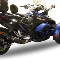 Escape compatible con Can Am Spyder 1000 i.e. Rs 2008-2012, Gpe Ann. Poppy, Escape legal, homologado, silenciador con db killer desmontable y tubo de conexión específico 