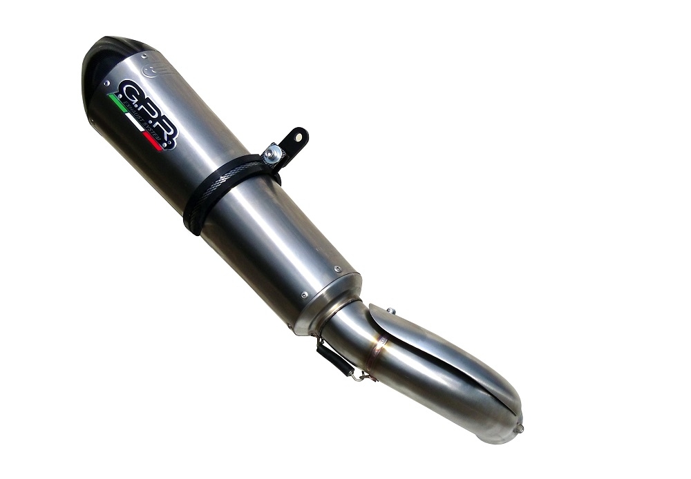 Escape compatible con Can Am Spyder 1000 i.e. Rs 2008-2012, Gpe Ann. titanium, Escape legal, homologado, silenciador con db killer desmontable y tubo de conexión específico 