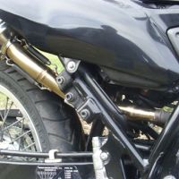 Escape compatible con Suzuki Dr 125 - Sm 2008-2015, Furore Nero, Escape legal, homologado, silenciador con db killer desmontable y tubo de conexión específico 