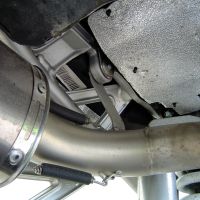 Escape compatible con Ktm Superduke 990 - R ( LC8) 2004-2012, Albus Ceramic, Par de terminales de escape homologados, con db killer extraíbles y tubos de conexión específicos 