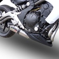 Escape compatible con Kawasaki Er 6 N - F 2012-2016, Gpe Ann. titanium, Escape completo homologado y legal, incluido db killer extraíble 