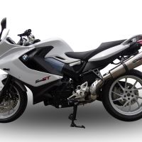 Escape compatible con Bmw F 800 Gt 2017-2019, GP Evo4 Titanium, Escape legal, homologado, silenciador con db killer desmontable y tubo de conexión específico 