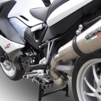 Escape compatible con Bmw F 800 Gt 2017-2019, GP Evo4 Titanium, Escape legal, homologado, silenciador con db killer desmontable y tubo de conexión específico 
