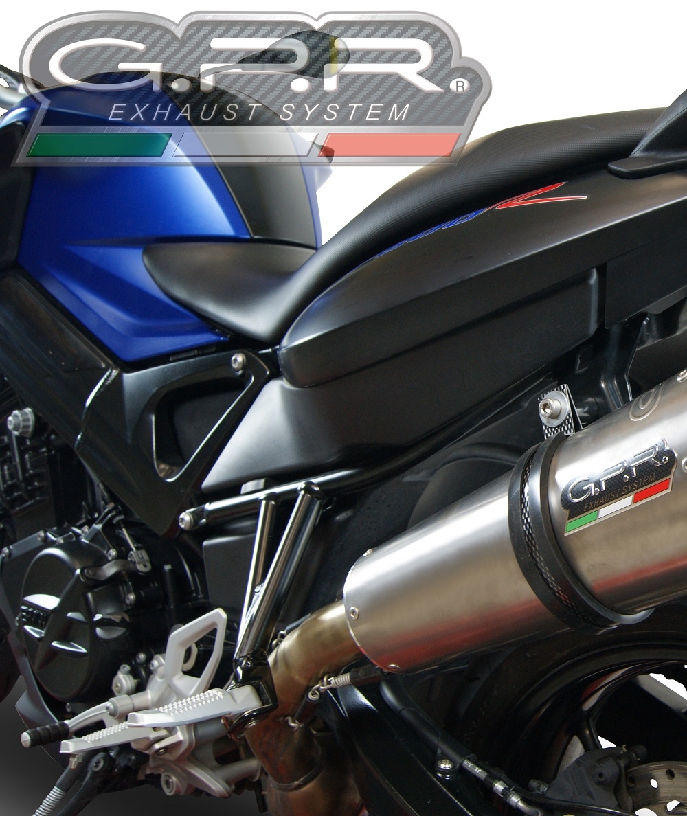 Escape compatible con Bmw F 800 R 2015-2016, Gpe Ann. titanium, Escape legal, homologado, silenciador con db killer desmontable y tubo de conexión específico 