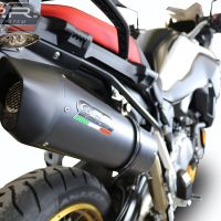 Escape compatible con Bmw F 900 Gs Adventure 2024-2025, Furore Evo4 Nero, Escape legal, homologado, silenciador con db killer desmontable y tubo de conexión específico 