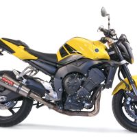 Escape compatible con Yamaha Fz.1 - Fazer 1000 2006-2014, Gpe Ann. titanium, Escape legal, homologado, silenciador con db killer desmontable y tubo de conexión específico 