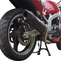 Escape compatible con Suzuki Gs 500 E - F 1989-2007, Furore Nero, Escape legal, homologado, silenciador con db killer desmontable y tubo de conexión específico 