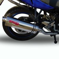 Escape compatible con Suzuki Gs 500 E - F 1989-2007, Trioval, Escape legal, homologado, silenciador con db killer desmontable y tubo de conexión específico 