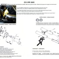 Escape compatible con Kawasaki Zx-6R 2005-2006, Deeptone Inox, Escape legal, homologado, silenciador con db killer desmontable y tubo de conexión específico 