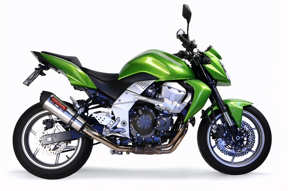 Escape compatible con Kawasaki Z 750 - R 2007-2014, Gpe Ann. titanium, Escape legal, homologado, silenciador con db killer desmontable y tubo de conexión específico 