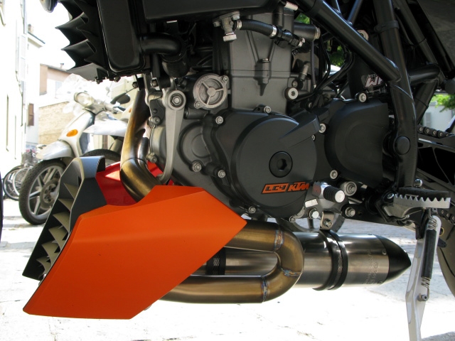 Escape compatible con Ktm Duke 690 2008-2011, Gpe Ann. titanium, Escape completo, no legal para países de la UE, con db killer extraíble 