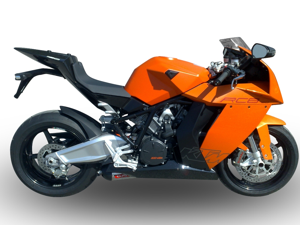 Escape compatible con Ktm Rc 8 R 2008-2014, Gpe Ann. titanium, Escape racing, linea completa, suministrado con colector especifico, articulo sin homologacion 
