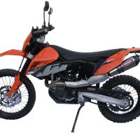 Escape compatible con Ktm Enduro 690 R 2007-2016, Gpe Ann. titanium, Escape completo homologado y legal, incluido db killer extraíble 