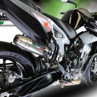 Escape compatible con Ktm Duke 790 2017-2020, Deeptone Inox, Escape legal, homologado, silenciador con db killer desmontable y tubo de conexión específico 