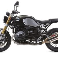 GPR escape compatible con  Bmw R Nine-T 1200 -Pure -Racer -Scrambler -Urban G-S 2013-2016, Deeptone Inox, Escape completo homologado y legal,con catalizador incluido db killer extraíble 