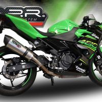 Escape compatible con Kawasaki Z 500 2023-2025, Gpe Ann. titanium, Escape racing, linea completa, suministrado con colector especifico, articulo sin homologacion 