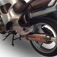 Escape compatible con Bmw R 1100 Gs 1994-1998, Trioval, Escape legal, homologado, silenciador con db killer desmontable y tubo de conexión específico 