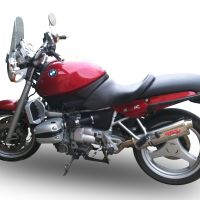 Escape compatible con Bmw R 1100 Gs 1994-1998, Trioval, Escape legal, homologado, silenciador con db killer desmontable y tubo de conexión específico 