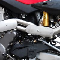Escape compatible con Husqvarna TE 410 E 2005-2006, Gpe Ann. Poppy, Escape semi-completo homologado con db killer extraible 