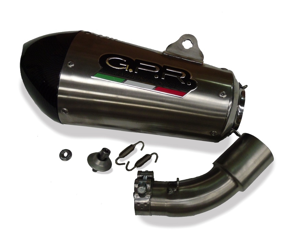 Escape compatible con Bmw C 600 Sport 2012-2016, Gpe Ann. titanium, Escape legal, homologado, silenciador con db killer desmontable y tubo de conexión específico 