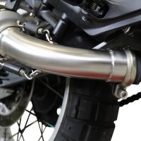 Escape compatible con Husqvarna Svartpilen 401 2018-2019, GP Evo4 Poppy, Escape legal, homologado, silenciador con db killer desmontable y tubo de conexión específico 
