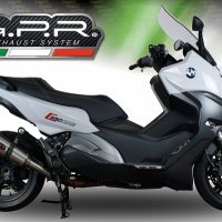 Escape compatible con Bmw C 650 Sport 2016-2020, GP Evo4 Titanium, Escape legal, homologado, silenciador con db killer desmontable y tubo de conexión específico 