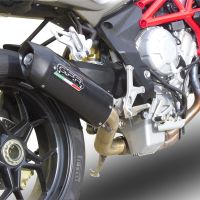 Escape compatible con Mv Agusta F3 800 2017-2020, Gpe Ann. Poppy, Escape homologaedo, legal para mercados fuera de la UE, incluido tubo de enlace y db killer extraíble 
