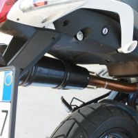 Escape compatible con Moto Morini Gran passo 1200 2008-2011, Gpe Ann. titanium, Escape legal, homologado, silenciador con db killer desmontable y tubo de conexión específico 