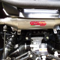 Escape compatible con Polaris Sportsman Xp 850 - Xp 850 Forest 2010-2014, Power Bomb, Escape legal, homologado, silenciador con db killer desmontable y tubo de conexión específico 