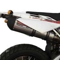Escape compatible con Husqvarna Sm - Te 450 2007-2007, Gpe Ann. titanium, Escape legal, homologado, silenciador con db killer desmontable y tubo de conexión específico 