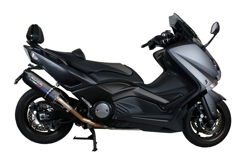GPR escape compatible con  Yamaha T-Max 560 2022-2024, Furore Nero, Escape completo racing, incluyendo colector y db killer desmontable, sin homologación 