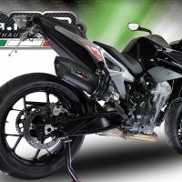 Escape compatible con Ktm Duke 790 2021-2024, Furore Evo4 Nero, Escape legal, homologado, silenciador con db killer desmontable y tubo de conexión específico 