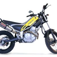 Escape compatible con Yamaha Tricker 250 2005-2008, Gpe Ann. titanium, Escape completo homologado y legal, incluido db killer extraíble 
