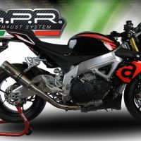 Escape compatible con Aprilia Tuono 1100 V4 Rr 2021-2024, M3 Inox , Escape homologaedo, legal para mercados fuera de la UE, incluido tubo de enlace y db killer extraíble 