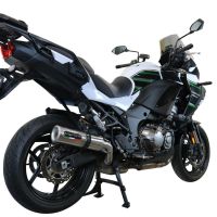 Escape compatible con Kawasaki Versys 1000 I.E. 2019-2020, M3 Inox , Escape legal, homologado, silenciador con db killer desmontable y tubo de conexión específico 
