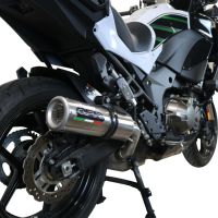 Escape compatible con Kawasaki Versys 1000 I.E. 2019-2020, M3 Inox , Escape legal, homologado, silenciador con db killer desmontable y tubo de conexión específico 